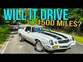 BARN FIND 1979 Camaro - Will It Survive 1500 Mile Road Trip?