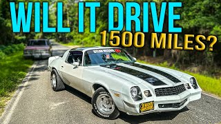 BARN FIND 1979 Camaro  Will It Survive 1500 Mile Road Trip?