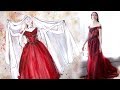 Masque of the Red Death Ballgown Making Process