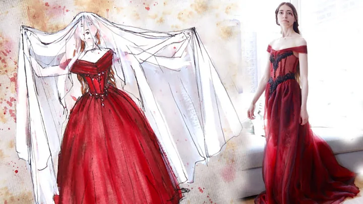 Masque of the Red Death Ballgown Making Process