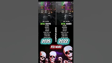 RTX 5070 (2025) vs RTX 4080 (2022) | FPS Benchmark Test ⚡🔥 #RTX5070 #RTX4080
