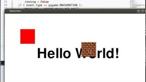 Python [pygame] 10 Rendering Text