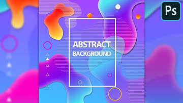 Abstract Gradient Background in Photoshop 2021 | Gradient Effect in Photoshop