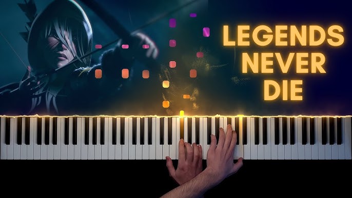 Legends Never Die (feat. Against The Current) sheet music for voice, piano or guitar