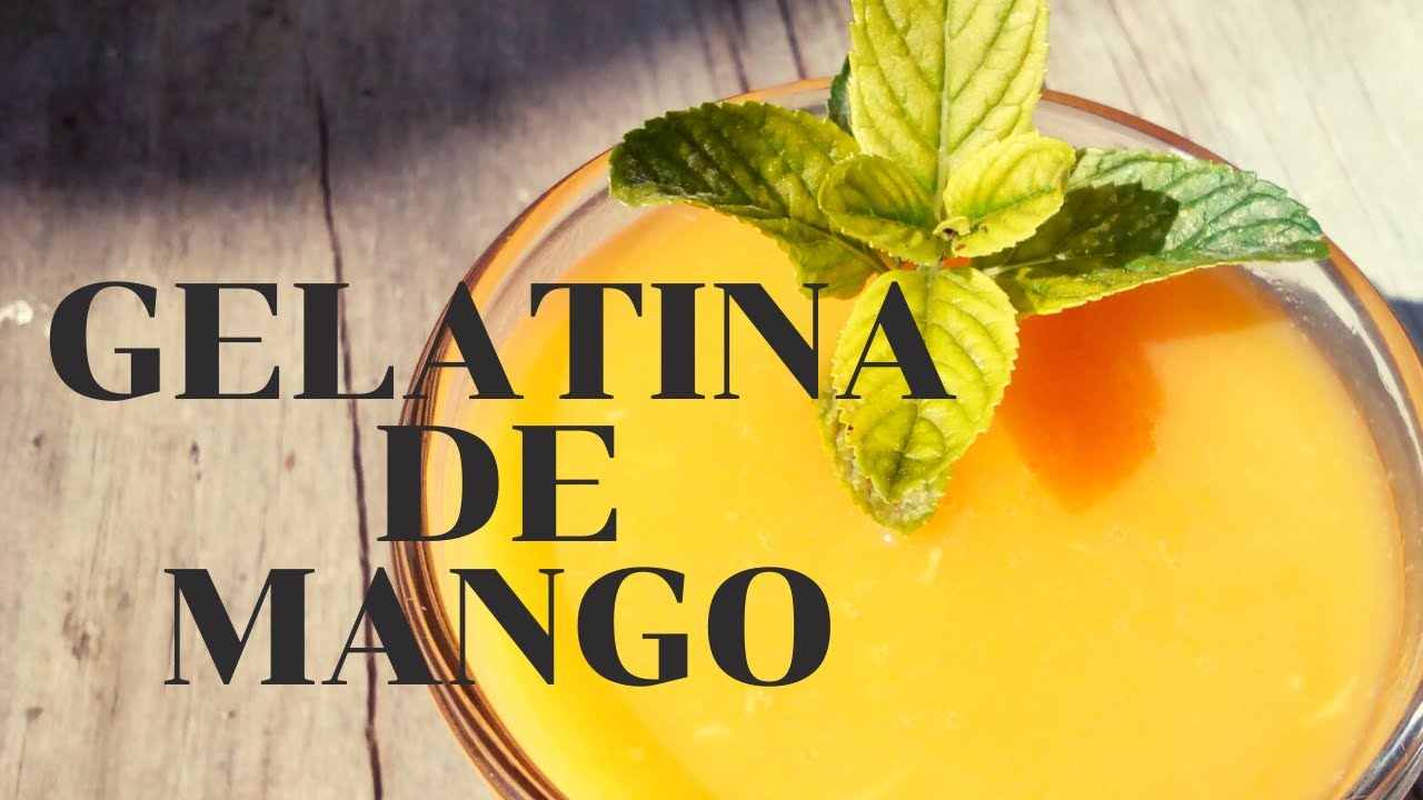 Gelatina de mango natural!!!