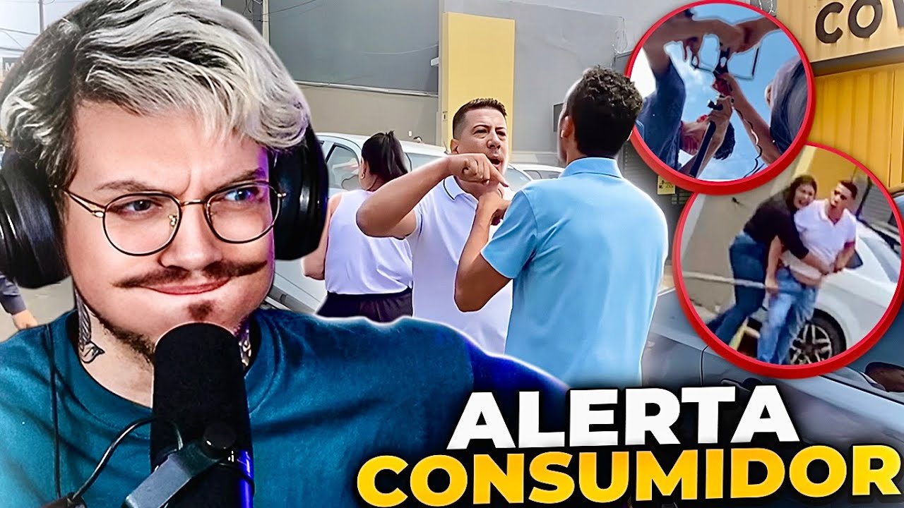 BARRACO! agrediram o CONSUMIDOR e jornalista com uma BARRA DE FERRO