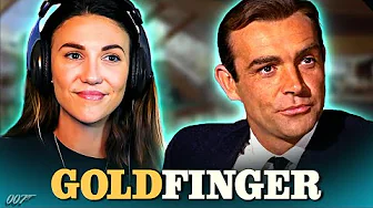 GOLDFINGER (1964) Movie Reaction w/ Coby FIRST TIME WATCHING James Bond