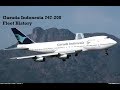 Garuda indonesia boeing 747200 fleet history 19802003