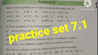 practice set 7.1 | Maths 2 | std 9