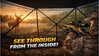 See Through Ground Blind For Deer Hunting...watch This Before You Buy [tidewe Visx Blind]
