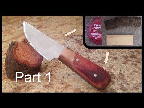 Skinning Knife From Scrap Saw Blade