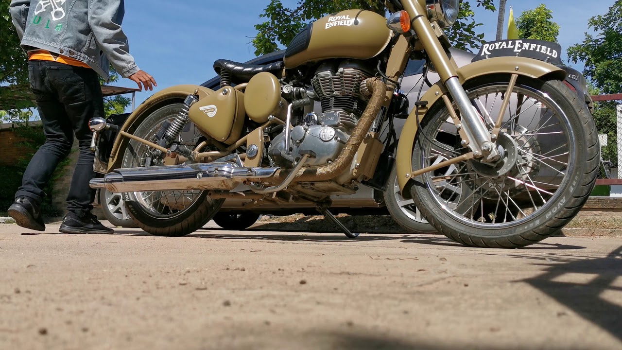 Kick start Royal enfield YouTube