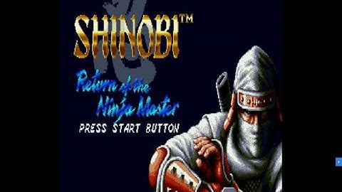 Shinobi III: Return of the Ninja Master gameplay (PC Game, 1993)