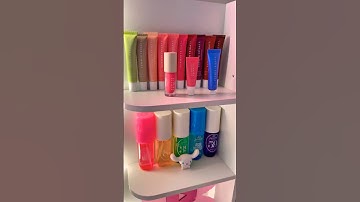 DECORATE MY VANITY ASMR🤭💗🎀 #shorts #asmr #makeup #skincare #preppy #aesthetic