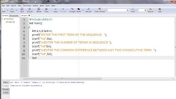 HOW TO FIND THE Nth TERM OF A ARITHMETIC PROGRESSION IN C
