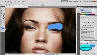 how to give a VIRTUAL MAKEUP photoshop cs5 screenshot 2