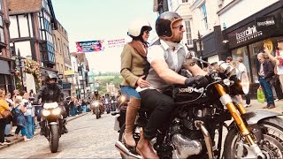 DISTINGUISHED GENTLEMAN’S RIDE DGR ALL Motorcycles from Guildford Cobbled High Street  Part 2 of 2