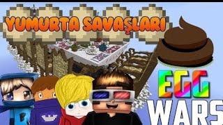 BOK SAVAŞLARI! - Minecraft YUMURTA Savaşları! w/ AzizGaming,Barış Oyunda,Türkçe Takıntılı Oyuncu