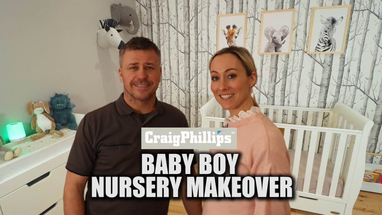 Baby Boy Nursery Makeover | Full DIY Transformation
