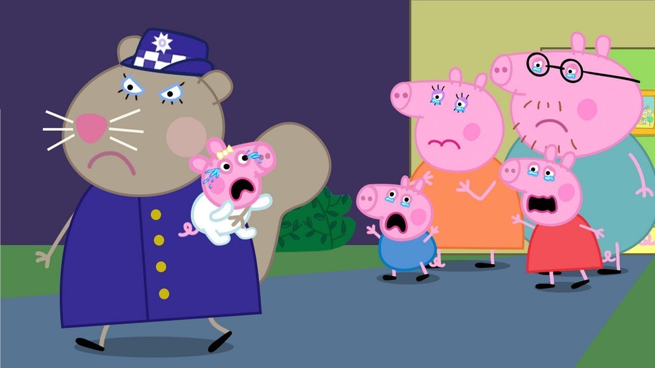 Police! Evie Pig Is Not a Naughty Baby - Peppa Funny Animation