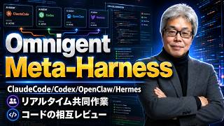 これはマジ凄い【Omnigent】Meta-Harnessの全貌(ClaudeCode/Codex/Pi)AIの一元管理!究極のオーケストレーション