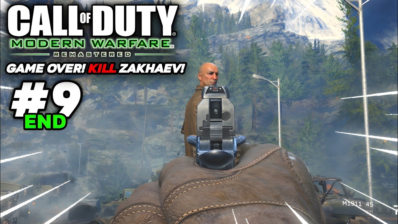 TAMAT! Akhir Dari IMRAN ZAKHAEV! - Call Of Duty Modern Warfare Remastered - Part 9