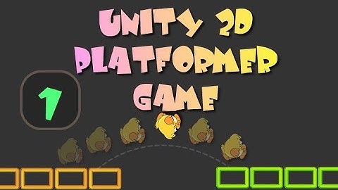 Unity 2D platformer Game Tutorials in Hindi / Urdu [ 01 ]