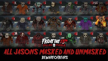 Friday the 13th: Killer Puzzle | All Jasons Masked & Unmasked
