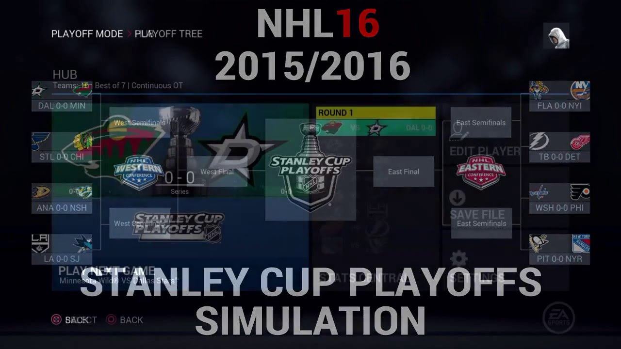 2016 Stanley Cup Playoffs Simulation 