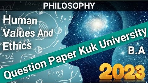 NEP previous year question paper (kuk University) B.A 1 Sem 2023 👍