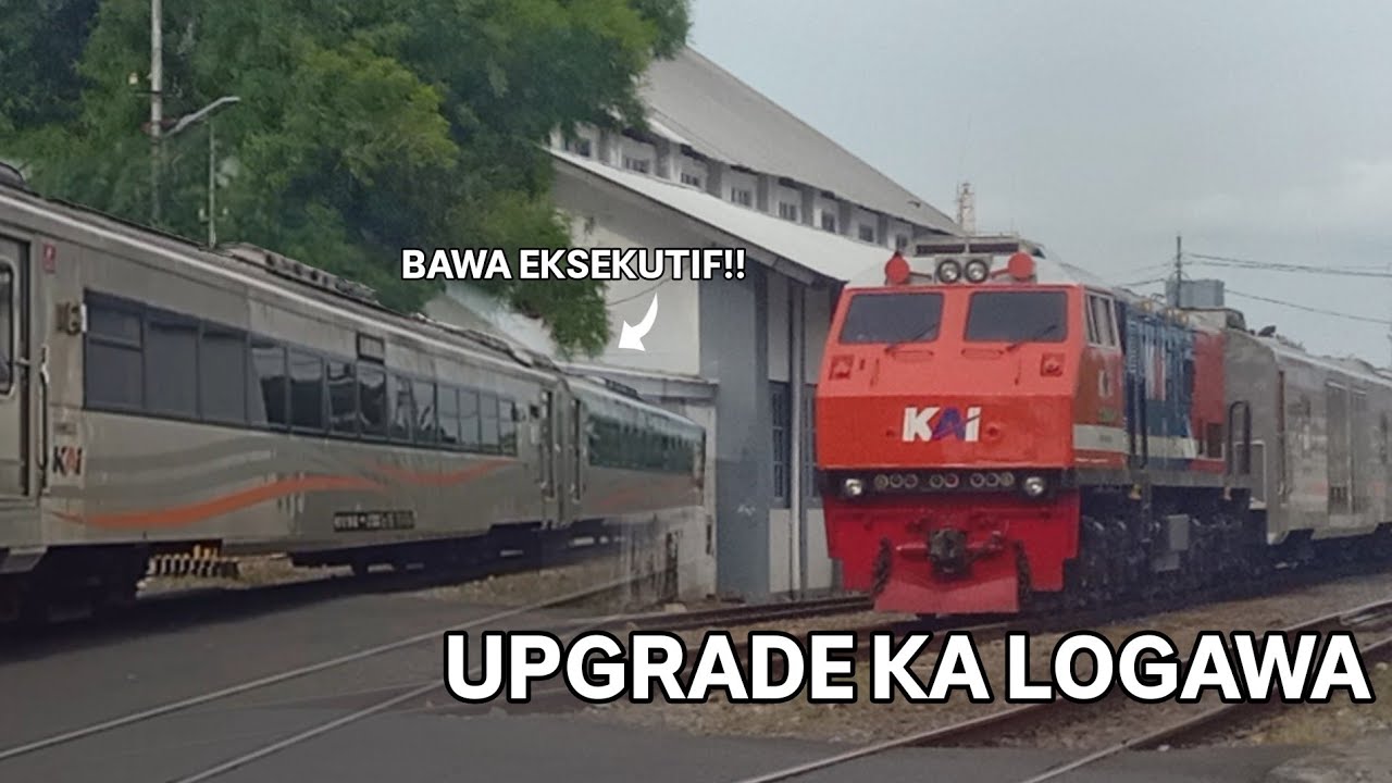 Upgrade Kereta api logawa membawa Kelas eksekutif Dan ditarik lokomotif spesial