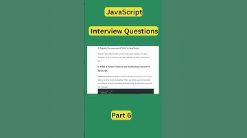 javascript interview questions part 6 | javascript interview questions