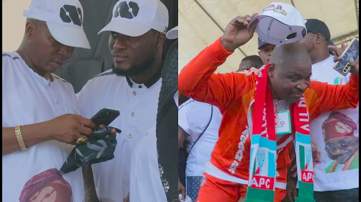 See What Happens When Mc Oluomo Steps On Stage At Rally For Tinubu, Mustapha Sholagbade,Other Actors