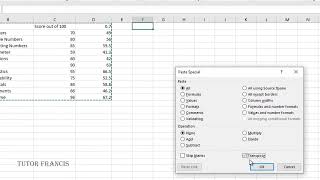 Reuse data and Manipulate data using special paste options in MS Excel worksheet