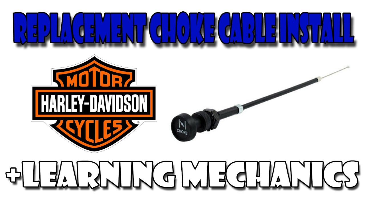 HD Sportster Choke Cable Replacement YouTube
