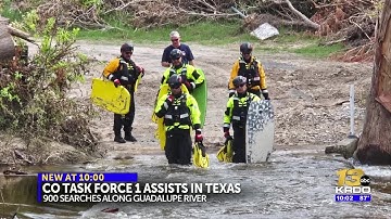 Colorado Task Force 1 stays in Texas, continuing help in search efforts