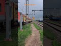 12413 Pooja superfast express with 30043 GZB shed WAP5 locomotive departing bandikui junction