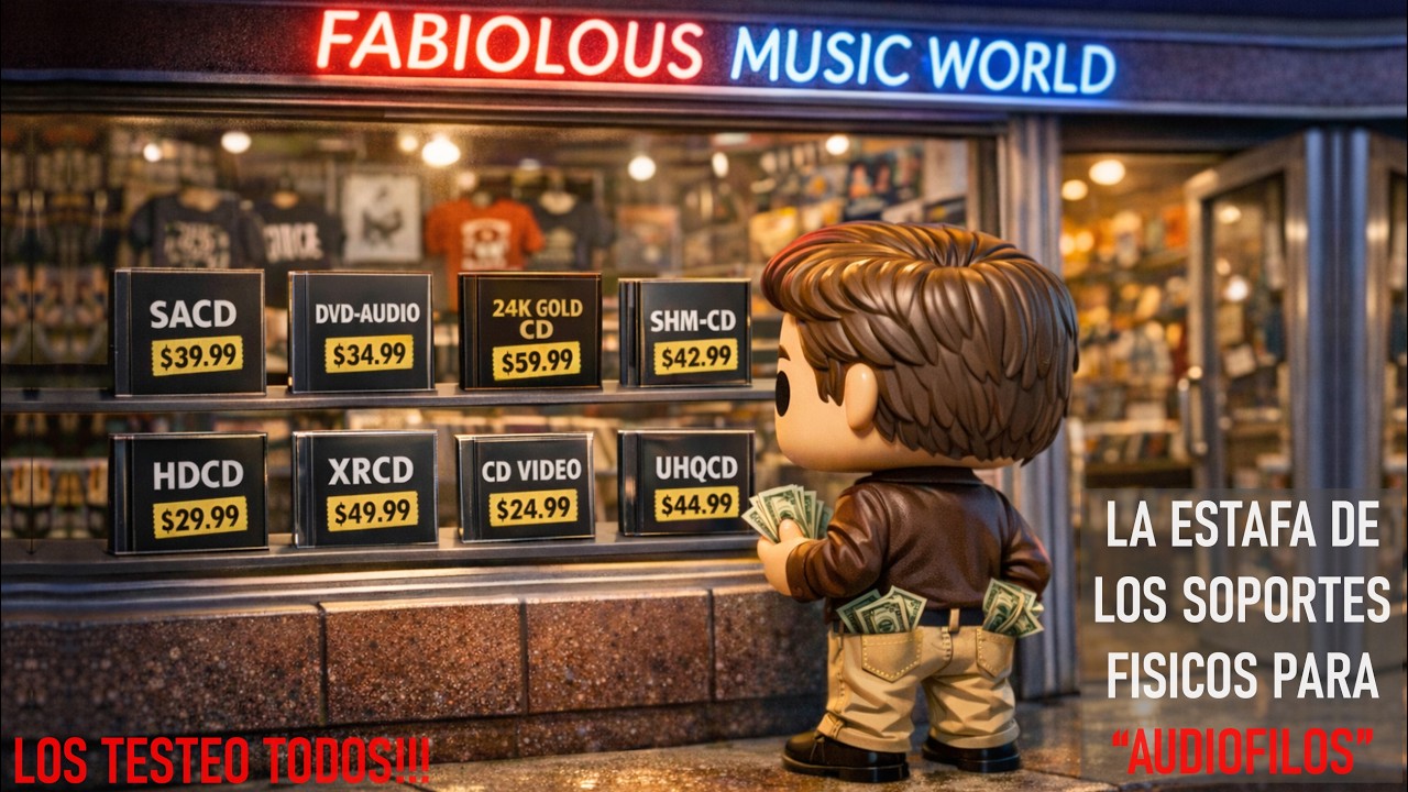 LA ESTAFA DE LOS CDs / AUDIOPHILE CDs...LOS TESTEO TODOS!!!