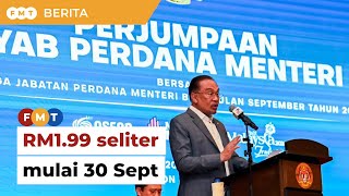 RON95 RM1.99 seliter mulai 30 Sept