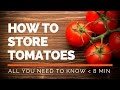 How To Store Tomatoes: All You Need To Know In Under 8 Minutes