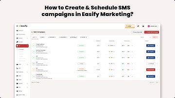 How to create a scheduled SMS campaign?