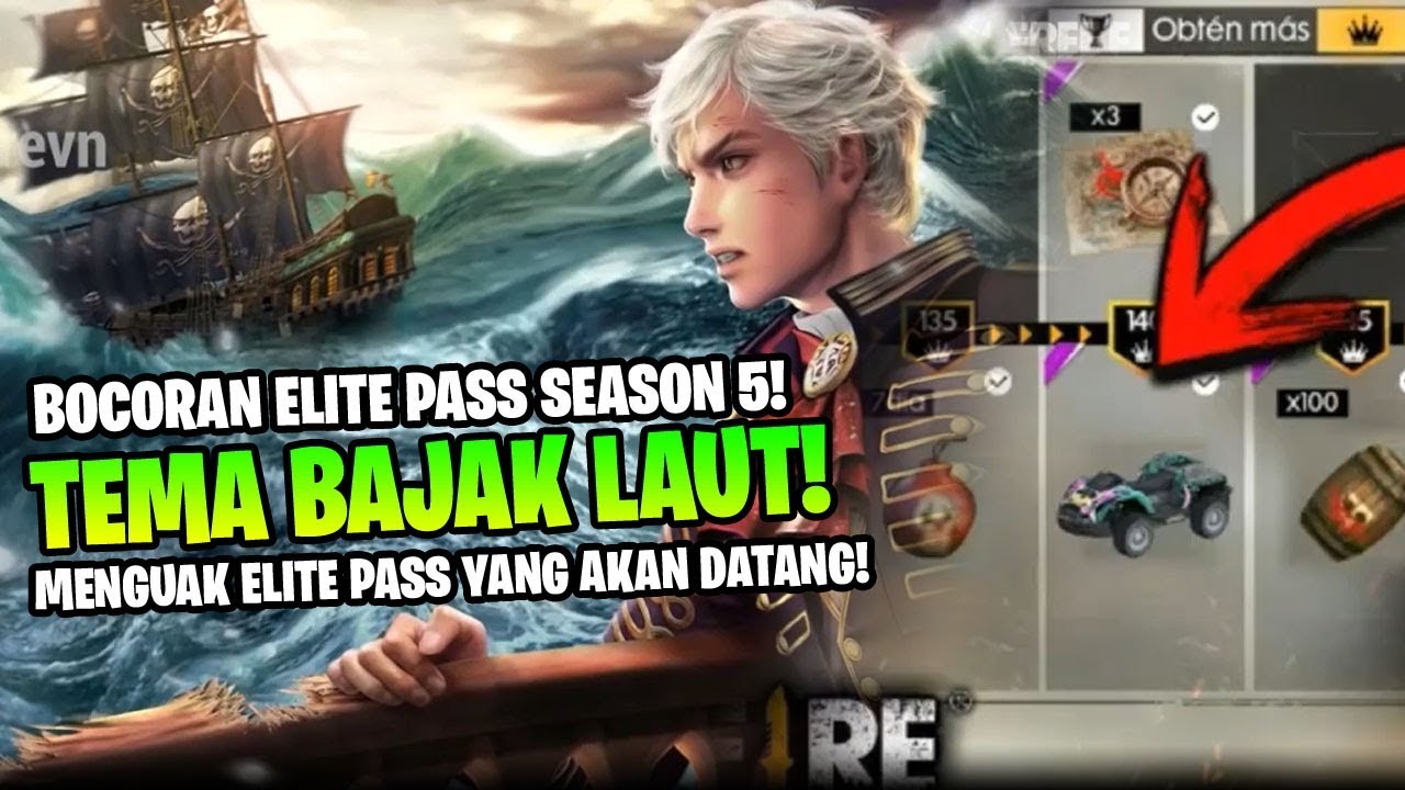 TEMA BAJAK LAUT Mengungkap Bocoran Elite Pass Season 5 Garena