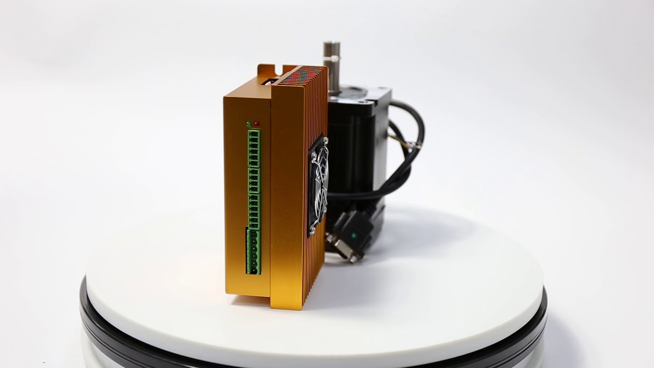 Closed loop stepper motor kit LCDA86H+LC86H2982 - YouTube