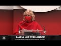 Discurso de María Luz Fernández, presidenta del Colegio de Enfermería de Cantabria.
