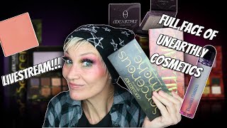 Full Face of Unearthly Cosmetics (ish) Including the Sorcerous Smoke...