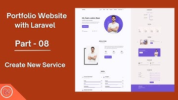 Build a Portfolio Website with Laravel 12 (Beginner Friendly!) | Create New service : Laravel 12