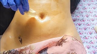 Hard Navel Massage Video 🐚 #navelplay #bellybutton #bellymassage