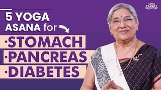 Yoga for Diabetes: 5 Simple Poses That Bring Blood Sugar Levels Down |  Stomach &amp; Pancreas | Asanas
