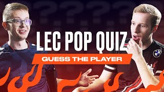 Guess the Player | LEC Pop Quiz | 2021 Summer