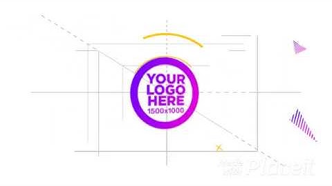 Logo Reveal Video Maker with Animated Geometric Shapes